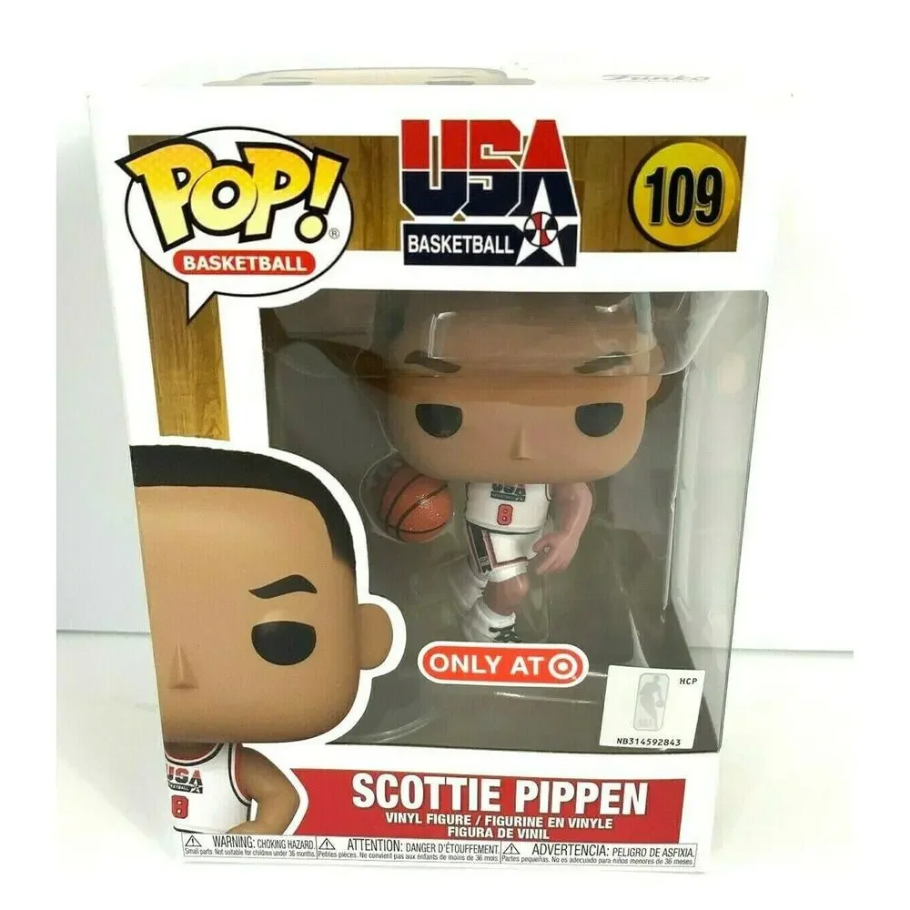 Funko Pop USA Basketball 109 Scottie Pippen Vinyl Figure Target Exclusive New